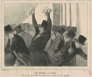 Une panique à la bourse