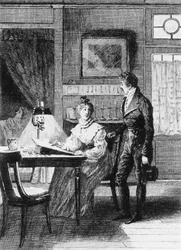 Illustration par Adrien Moreau pour La Peau de chagrin, roman d