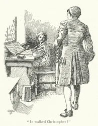 En marche Johann Christoph Bach (litho)