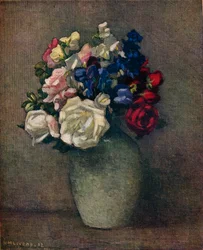 Pois de senteur et roses, XXe siècle