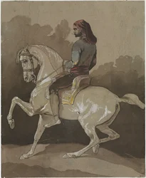 Arabe à cheval, 1800s