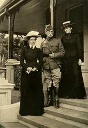 Lord Roberts et ses filles à Pretoria, 1900, 1901