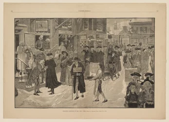 Matin de Noël dans le vieux New York