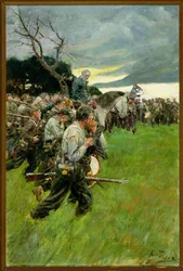 Son Armée se Dissout et le Suit en Pleurant et Sanglotant, de 