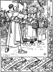 Illustration du livre Les Joyeuses Aventures de Robin des Bois, par Howard Pyle