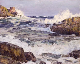 Dégagement après la tempête de septembre - Côte du Maine, vers 1924