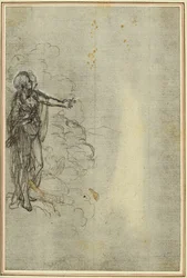 Étude pour "La Pharsale" de Lucain, Canto I, figure féminine debout