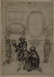 Étude pour une deuxième édition, jamais publiée, de "La Partie de Chasse de Henri IV" de Colle, Acte I, Scène 6
