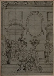Étude pour une deuxième édition, jamais publiée, de "La Partie de Chasse de Henri IV" de Colle, Acte I, Scène 6