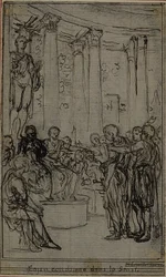 Study for an illustration in Tacitus "Tibère, ou Les Six Premiers Livres des Annales", Book V, Vol. 3, 1st Study
