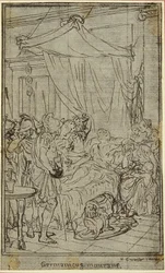 Study for an illustration in Tacitus "Tibère, ou Les Six Premiers Livres des Annales" Book II, Vol. 1