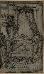 Study for an illustration in Tacitus "Tibère, ou Les Six Premiers Livres des Annales", Book VI, Vol. 3, 2nd Study
