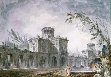 Fantaisie architecturale, 1760