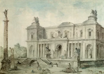 Le Musée des Antiques, vers 1800