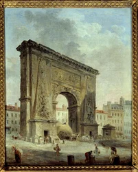 Porte Saint Denis (Vue de la ville de Paris)