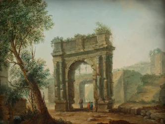 Paysage de ruines