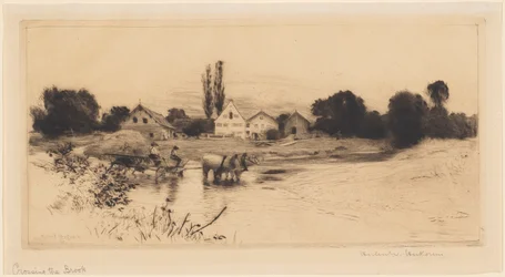 Traversée du ruisseau