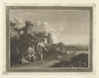 Paysage avec nymphes
