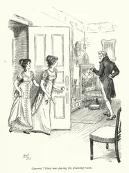 Illustration pour Northanger Abbey de Jane Austen