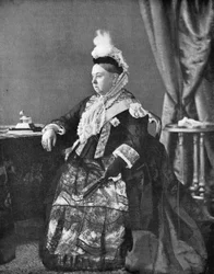 Reine Victoria dans la robe qu