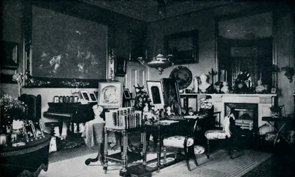 Salon privé de la reine à Osborne, vers 1899-1901