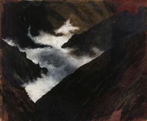 Ruisseau de montagne dans le Caucase