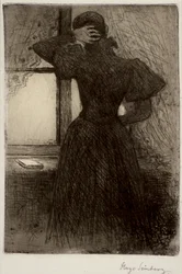 Femme songeuse