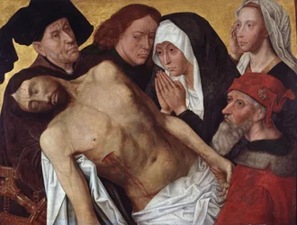 La lamentation du Christ, vers 1500-25 (huile sur panneau)