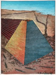 Pyramide de Khéops, 1927 (gravure)