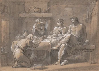 Jupiter et Mercure dans la maison de Baucis et Philémon