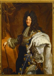 Louis XIV, roi de France (peinture sur toile)