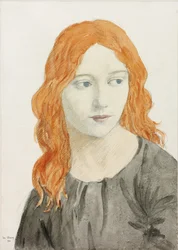 Fille aux cheveux roux