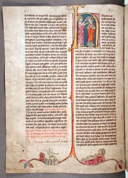 Initiale historiée 