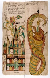Valhalla et le serpent de Midgard, 1680