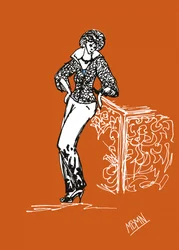 Esquisse de mode élégante
