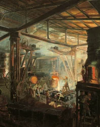 La Fonderie, vers 1864