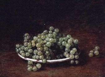 Nature morte de petites grappes de raisin