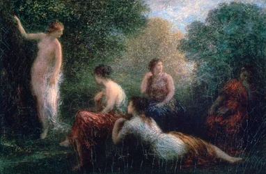 Arcadie, Femme se baignant, 1836-1904