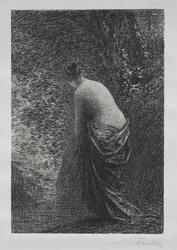 Baigneur debout, 1879