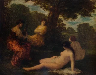 La Causerie, c1878, 1938