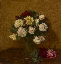 Roses dans un vase