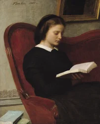 La liseuse, 1861
