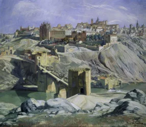 Paysage clair de Tolède