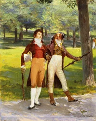 Dandies dans le parc