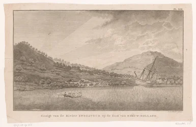 Vue sur la rivière Endeavour en Australie