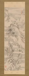 Paysage hivernal, dans le style de Guo Zhongshu, fin du 18e siècle