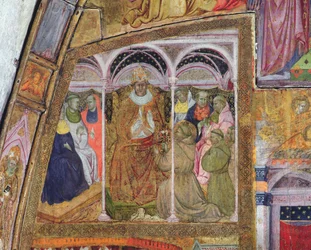 Saint François implorant le pape Honorius III pour la confirmation de l