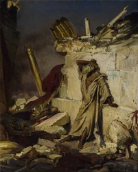 Jérémie déplorant la destruction de Jérusalem, 1870