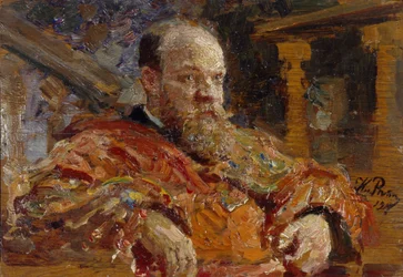 Portrait de Pavel Viktorovich Delarov 1851-1913, 1910