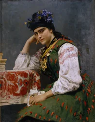 Portrait de Sofia Dragomirova-Lukomskaya, 1889